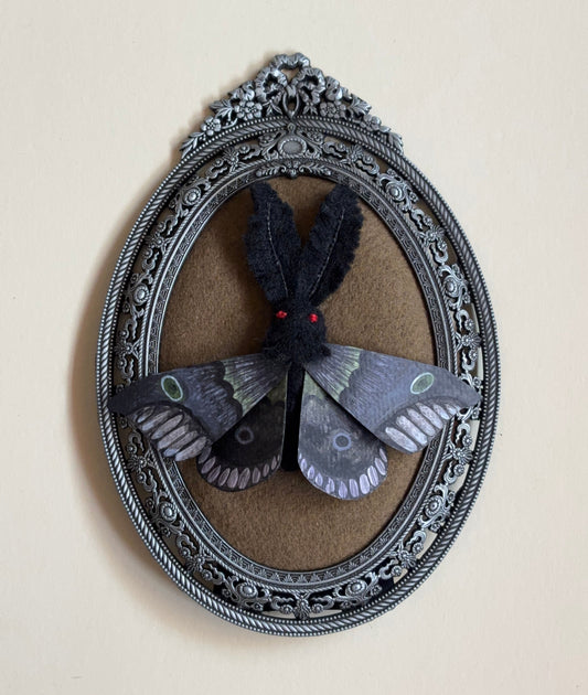 Devon Kelley "Mothman Specimen (Black)"