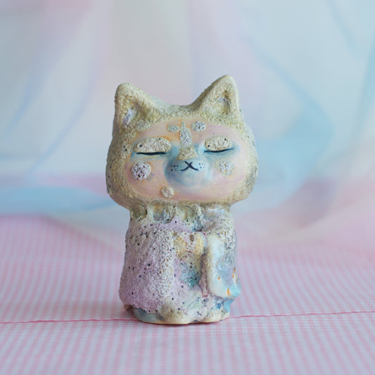 Cynara Akemi Mori "Sunken Treasure Cat (Jizo)"