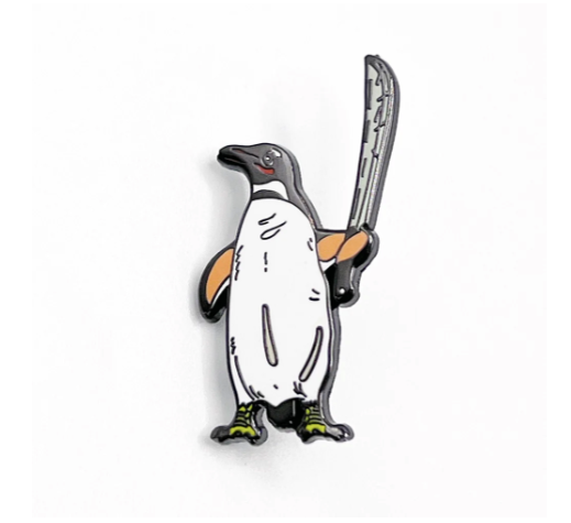 Strike Gently Co. "Killer Penguin" Enamel Pin