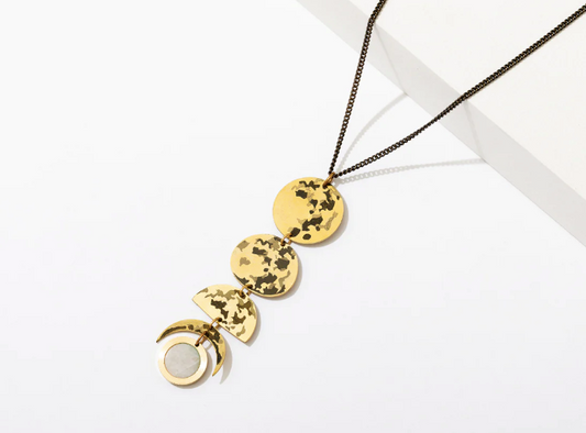 Larissa Loden "She'll Change" Moon Phases Necklace