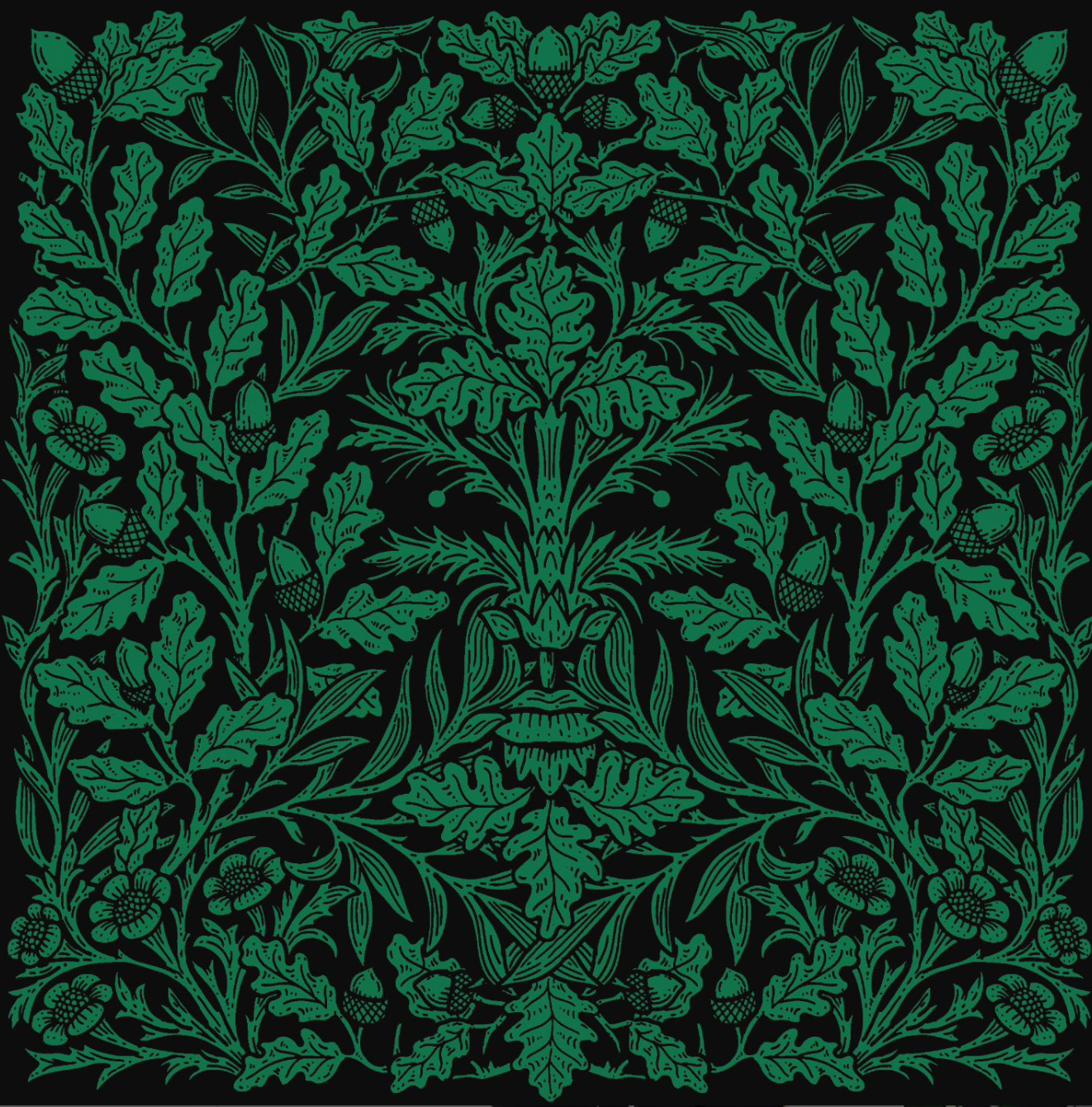 Primaeval Press "Green Man" Bandana