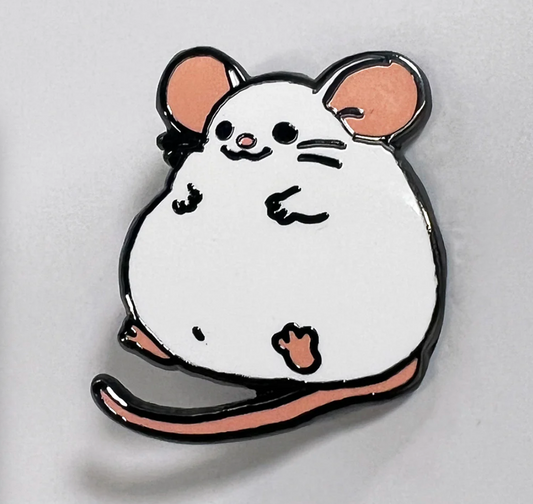 Strike Gently Co. "Fat Rat" Enamel Pin