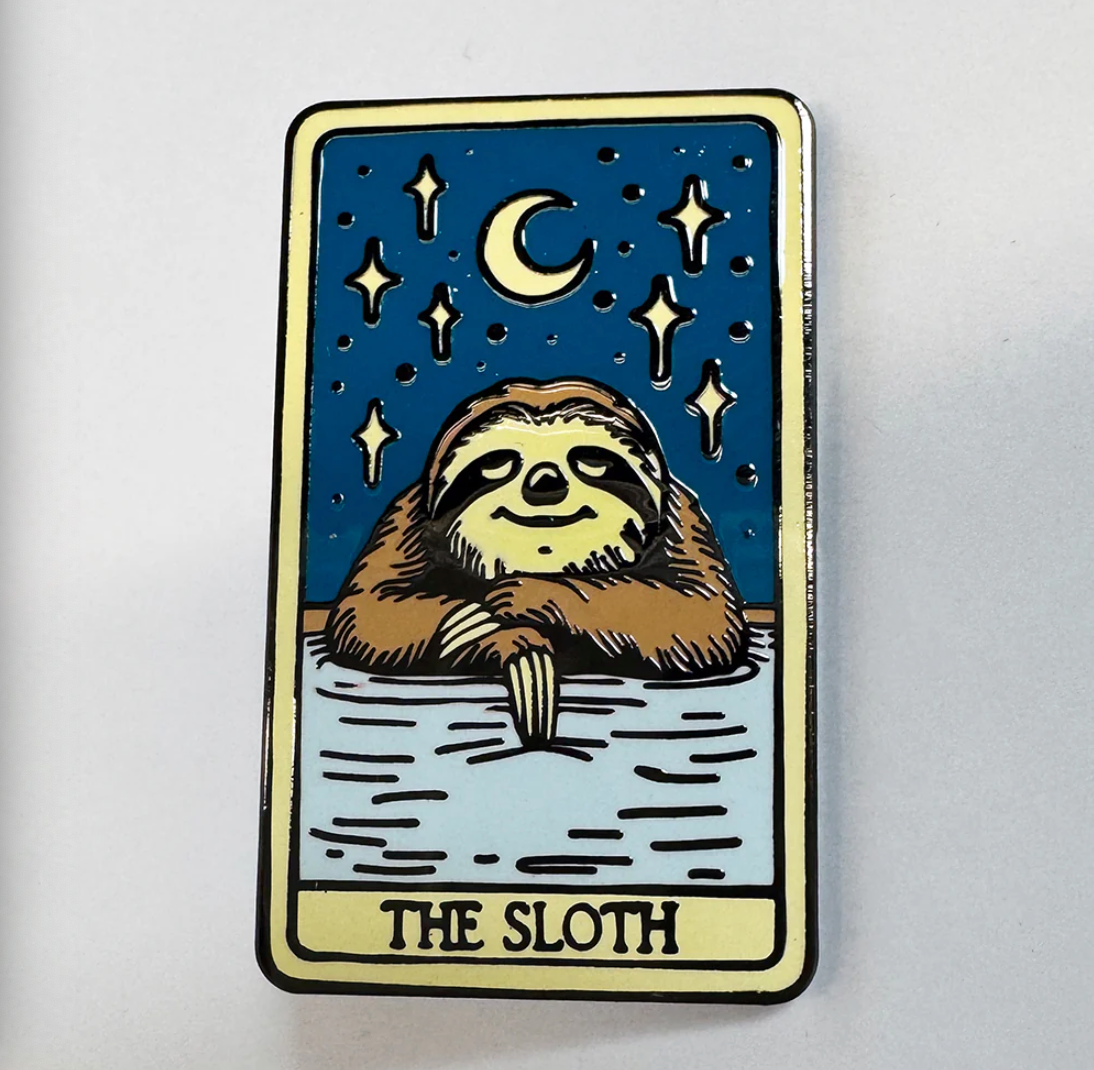 Strike Gently Co. "Sloth Tarot" Enamel Pin