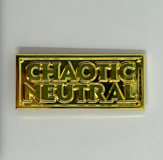 Strike Gently Co. "Chaotic Neutral" Enamel Pin