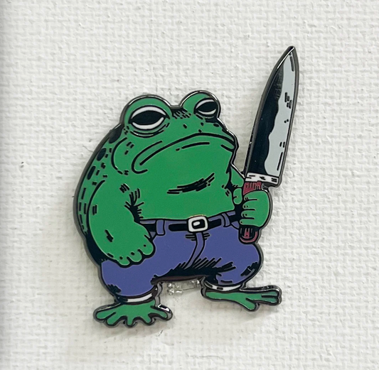 Strike Gently Co. "Brute Frog" Enamel Pin