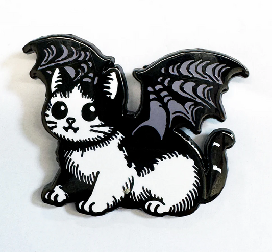 Strike Gently Co. "Cat Bat II" Enamel Pin