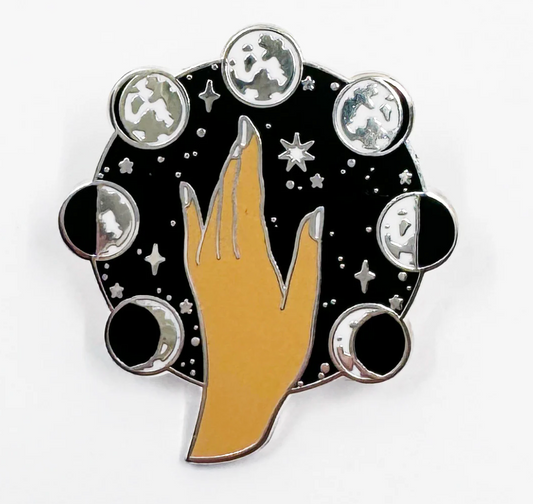 Strike Gently Co. "Moon Phase" Enamel Pin