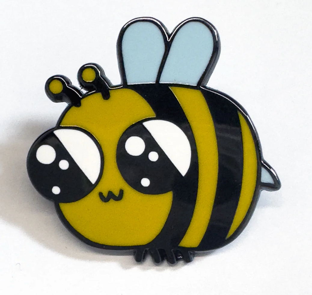 Strike Gently Co. "Cute Bee" Enamel Pin