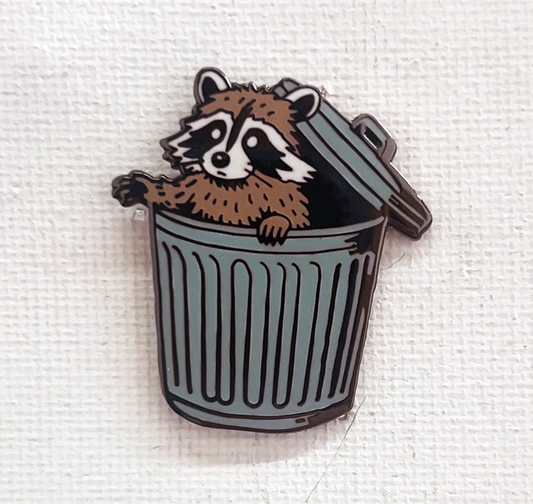 Strike Gently Co. "Raccoon" Enamel Pin