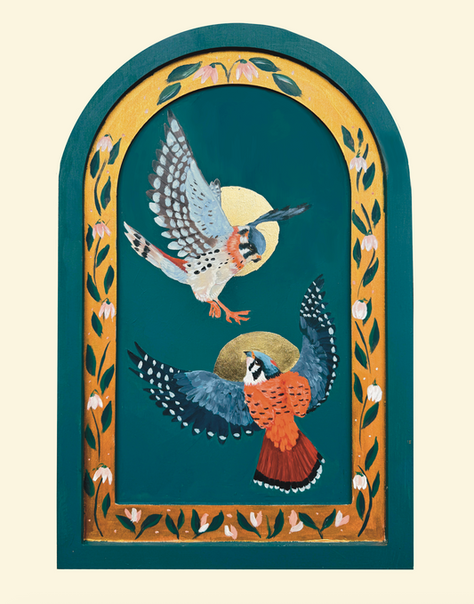 Of Moth and Flame "American Kestrels" Print