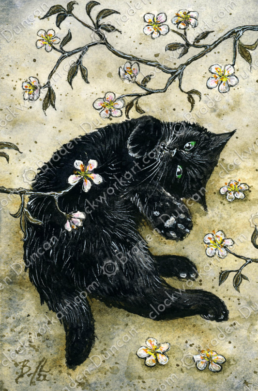 Clockwork Art "Poison Puss: Crabapple" Print