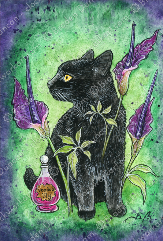 Clockwork Art "Poison Puss: Voodoo Lily"