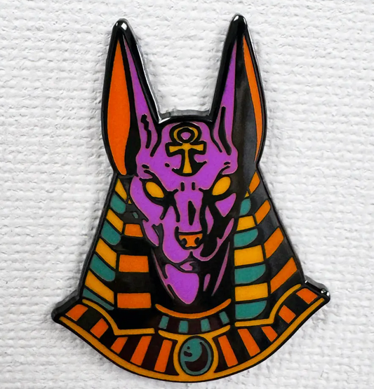 Strike Gently Co. "Anubis Enamel Pin