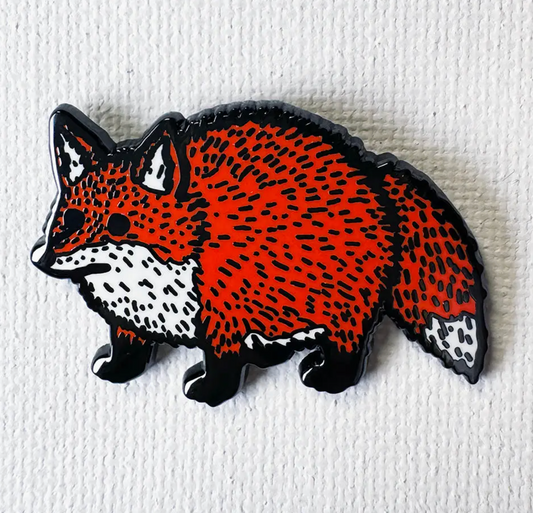 Strike Gently Co. "Fat Fox" Enamel Pin