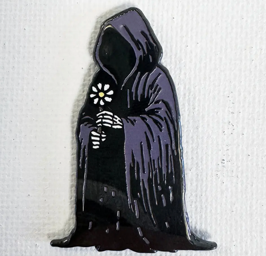 Strike Gently Co. "Flower Reaper" Enamel Pin