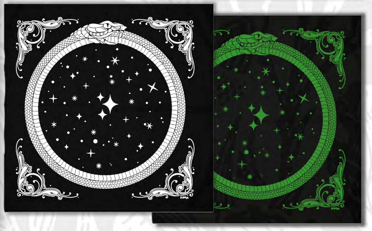 Primaeval Press "Serpent and Stars" Bandana *PRE-ORDER 10/5*