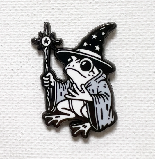 Strike Gently Co. "Frog Mage" Enamel Pin