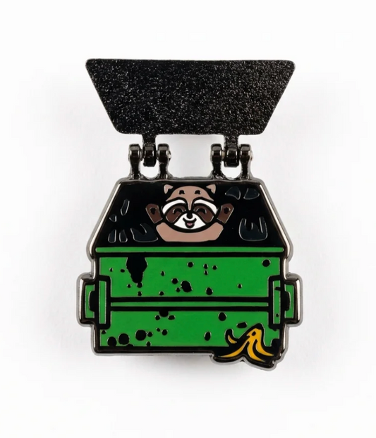 Strike Gently Co. "Trash" Deluxe Enamel Pin *Pre-Order 1/29*