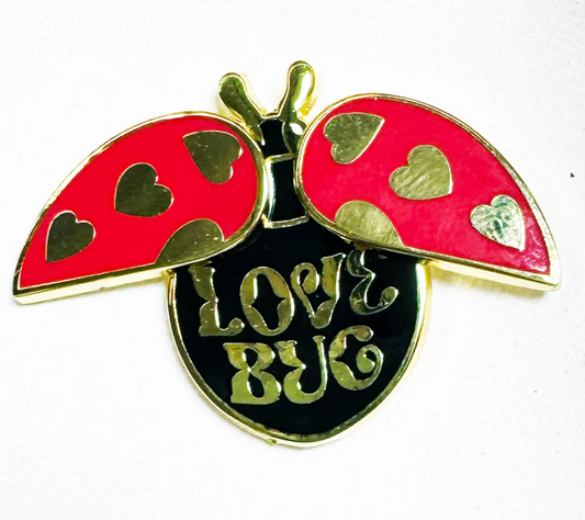 Strike Gently Co. "Love Bug" Deluxe Enamel Pin *Pre-Order 1/29*