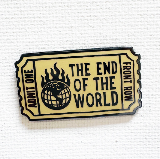 Strike Gently Co. "End of the World" Enamel Pin
