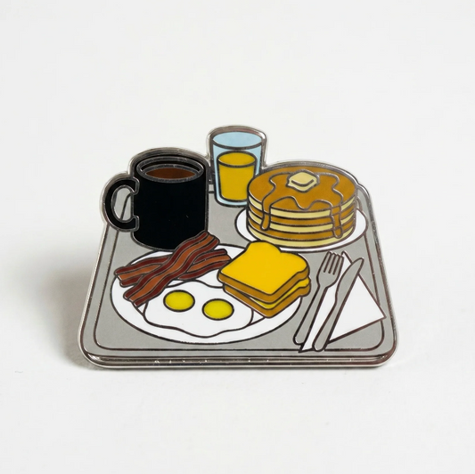 Strike Gently Co. "Diner Breakfast" Enamel Pin