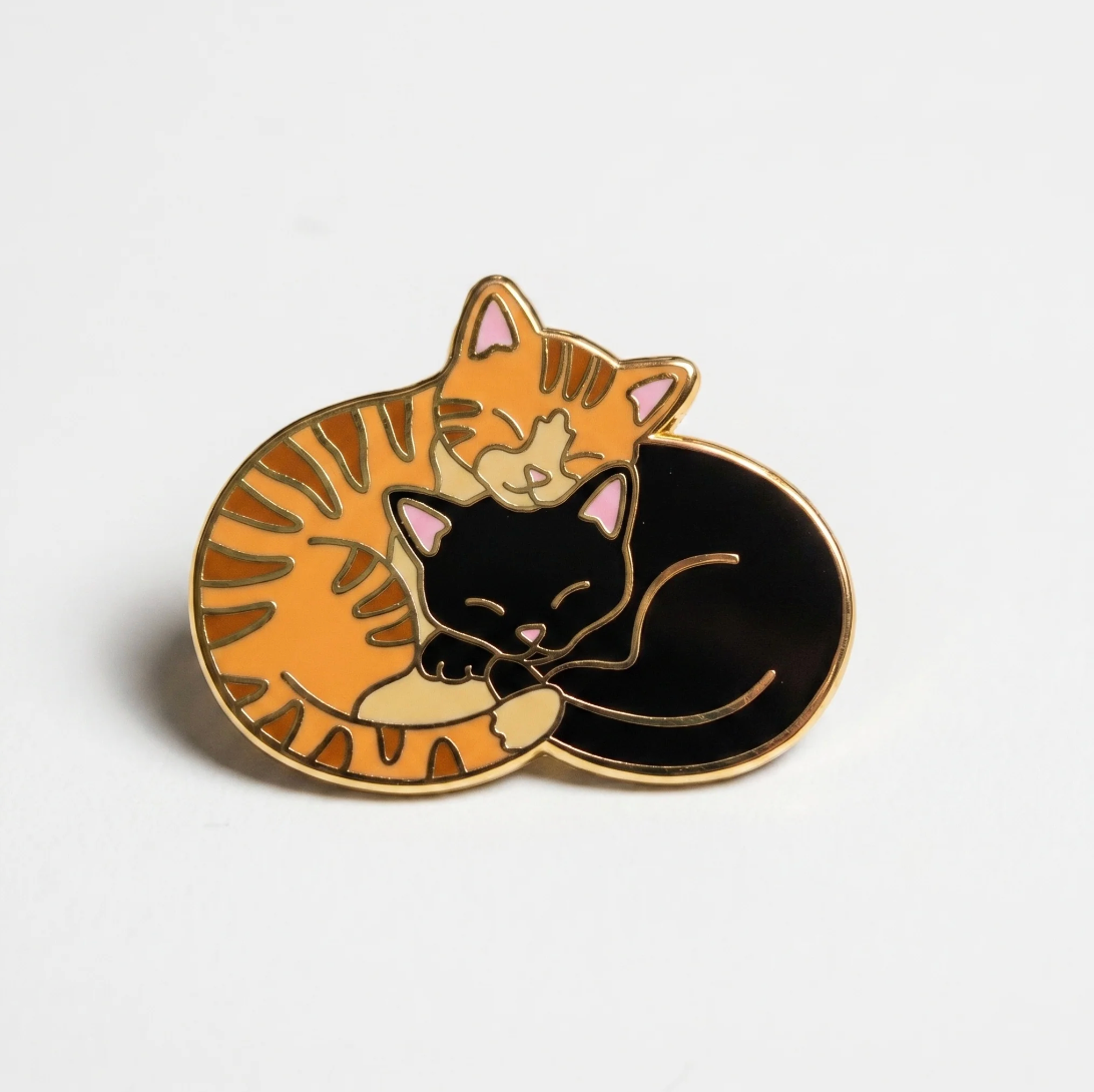 Strike Gently Co. "Cuddle Cats" Enamel Pin