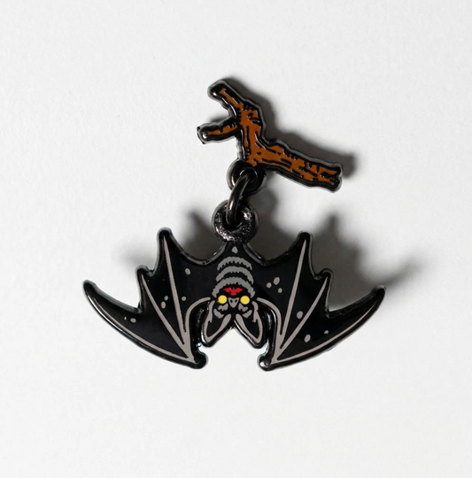 Strike Gently Co. "Hanging Bat" Enamel Pin