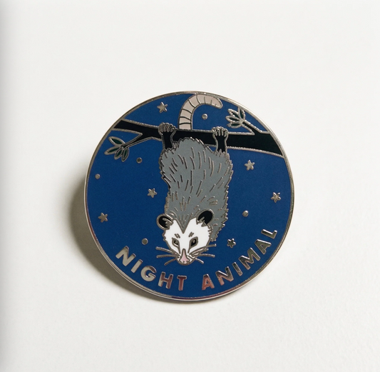 Strike Gently Co. "Night Animal" Enamel Pin *PRE-ORDER*