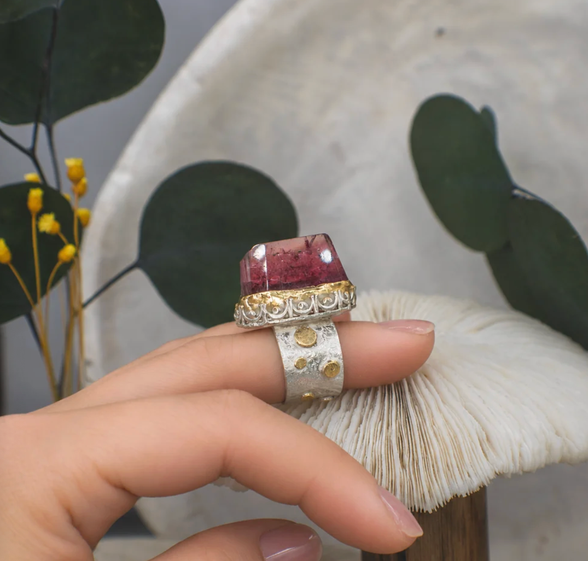 Aster Jewelry "Rose Lantern" Ring