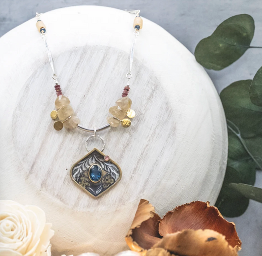 Aster Jewelry "Night Garden" Necklace