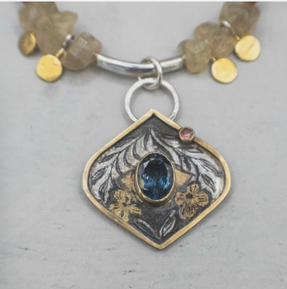 Aster Jewelry "Night Garden" Necklace