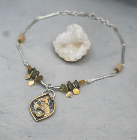 Aster Jewelry "Watcher's Reliquary" Necklace