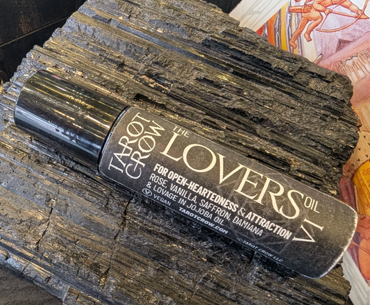 Tarot Crow "VI - The Lovers" Scented Oil Roller