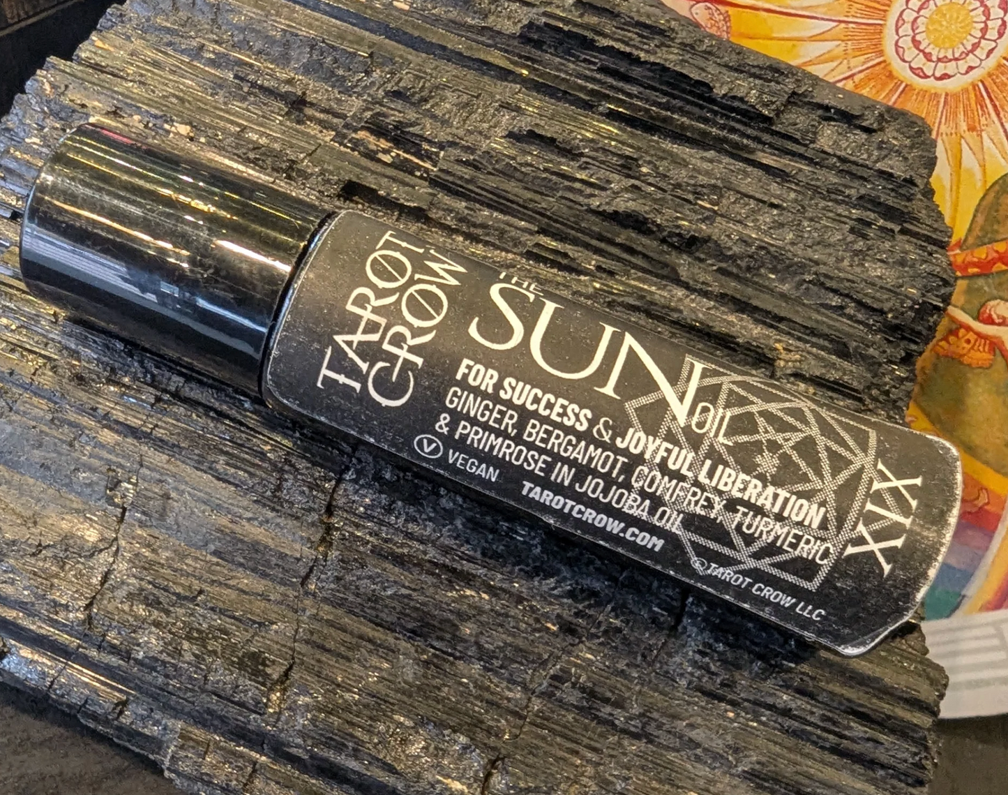 Tarot Crow "XIX - The Sun" Scented Oil Roller