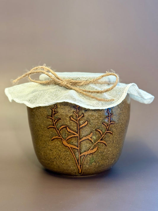 Sara Gong "Infused Oil Jar: Western Mugwort"