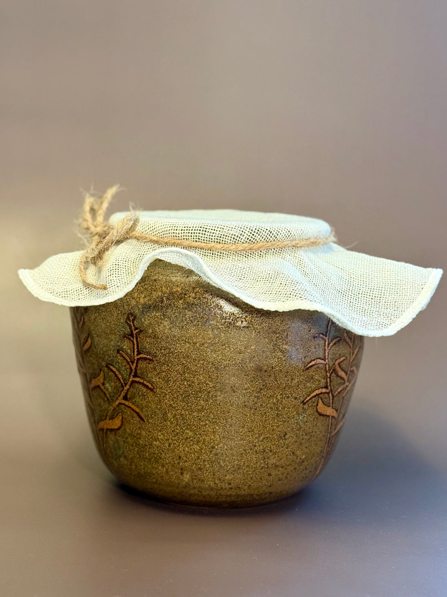 Sara Gong "Infused Oil Jar: Western Mugwort"