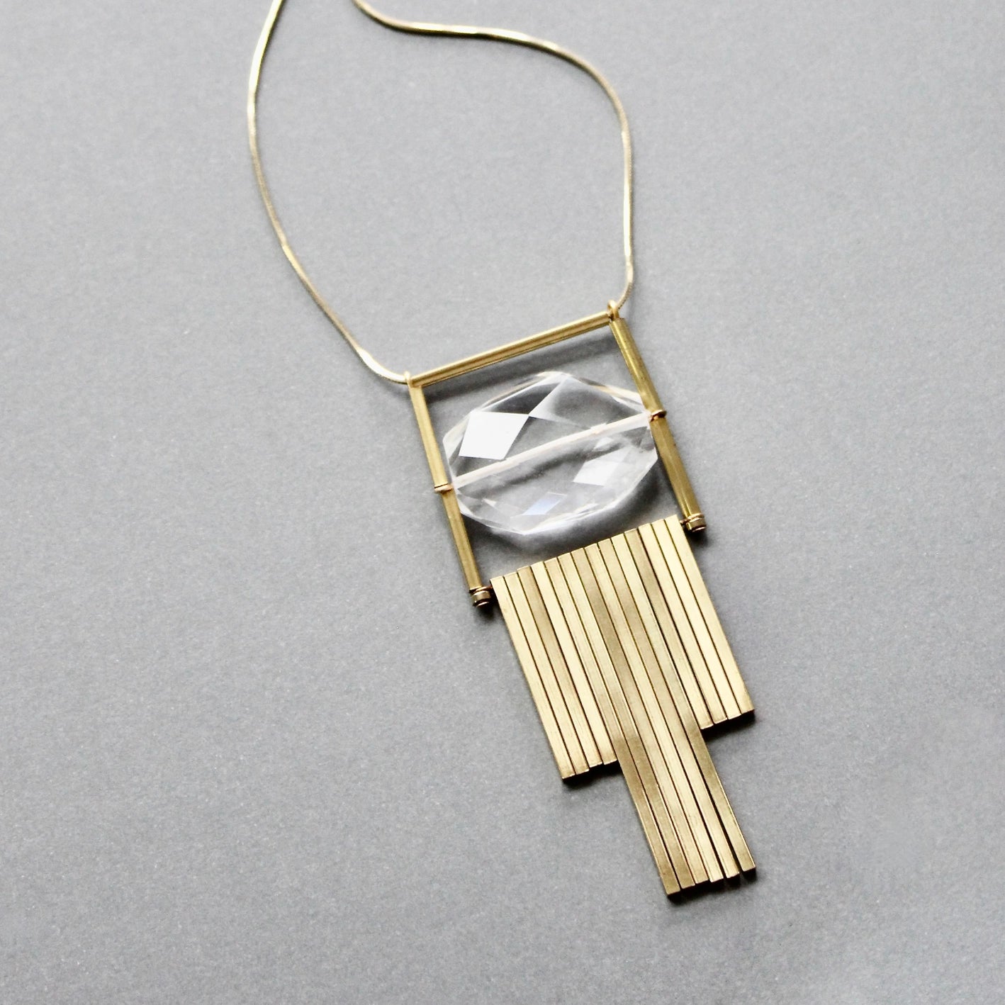 David Aubrey "Quartz Bar" Necklace