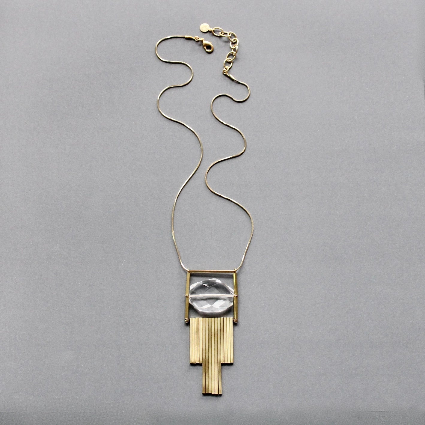 David Aubrey "Quartz Bar" Necklace