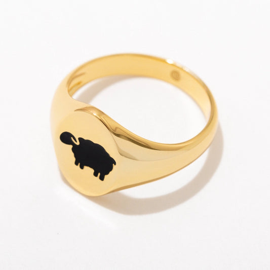 Larissa Loden "Black Sheep" Signet Ring