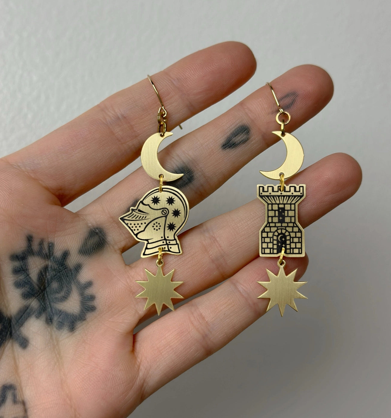 While Odin Sleeps "Protegere" Earrings