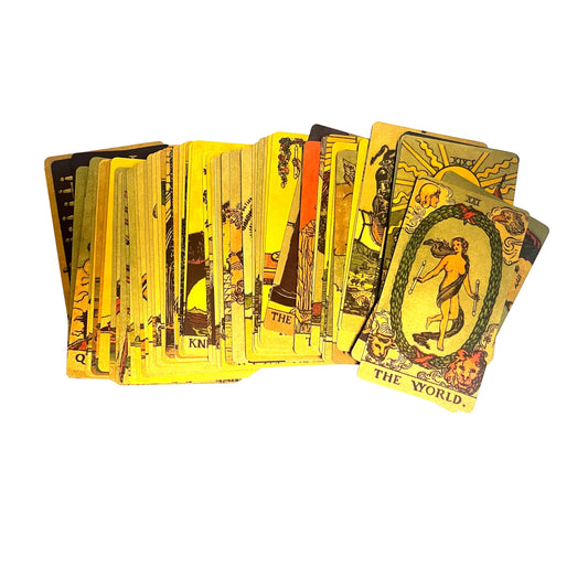 Gold Foil Tarot Deck & Guidebook