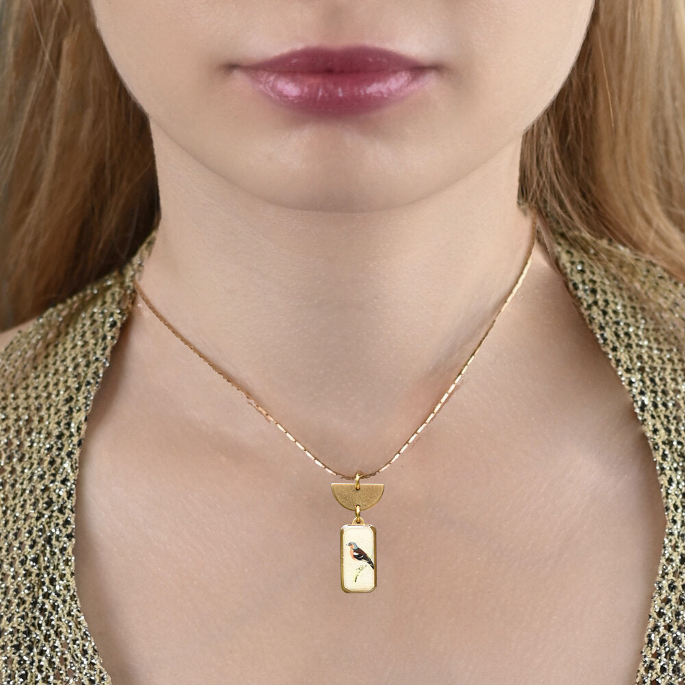 KBD Studios Half Moon w/Bunny Necklace *PRE-ORDER 10/15*