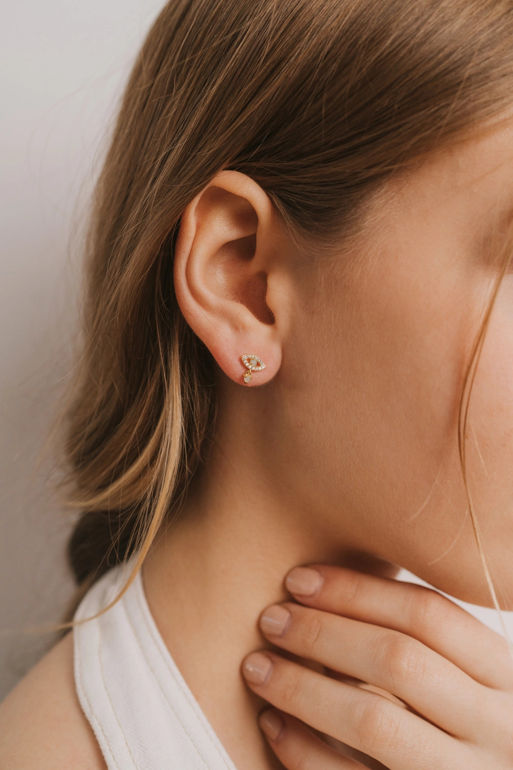 JaxKelly Evil Eye Drops w/Amazonite *PRE-ORDER 12/2*