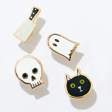 Larissa Loden Spooky Enamel Stud Earrings