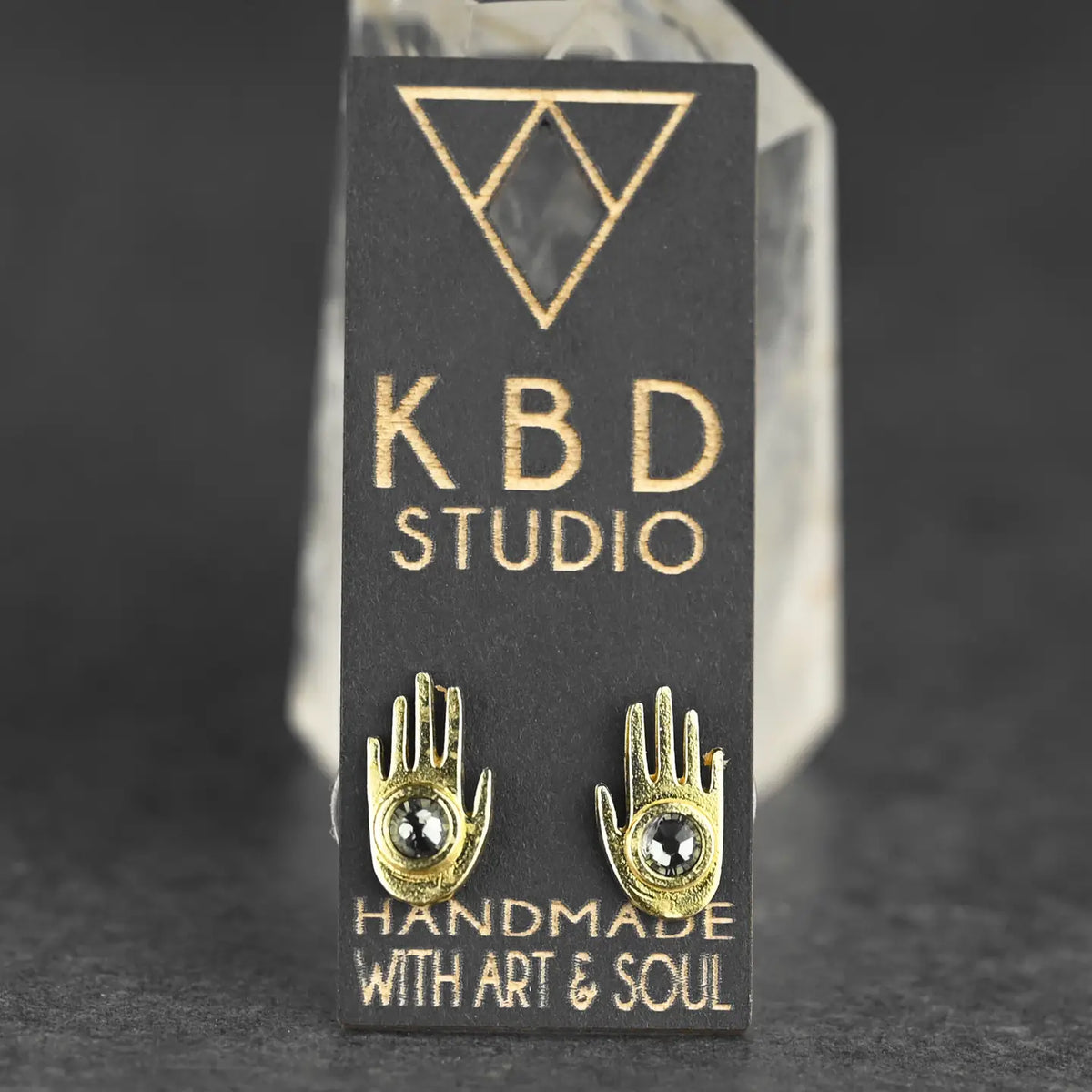 KBD Studios "Brass Hand" Studs *PRE-ORDER 11/20*