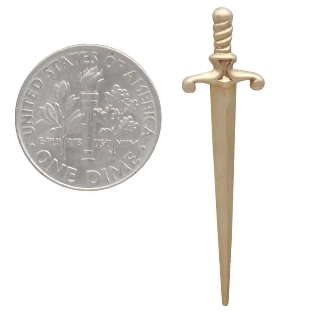 Nina Designs Bronze Sword Earrings