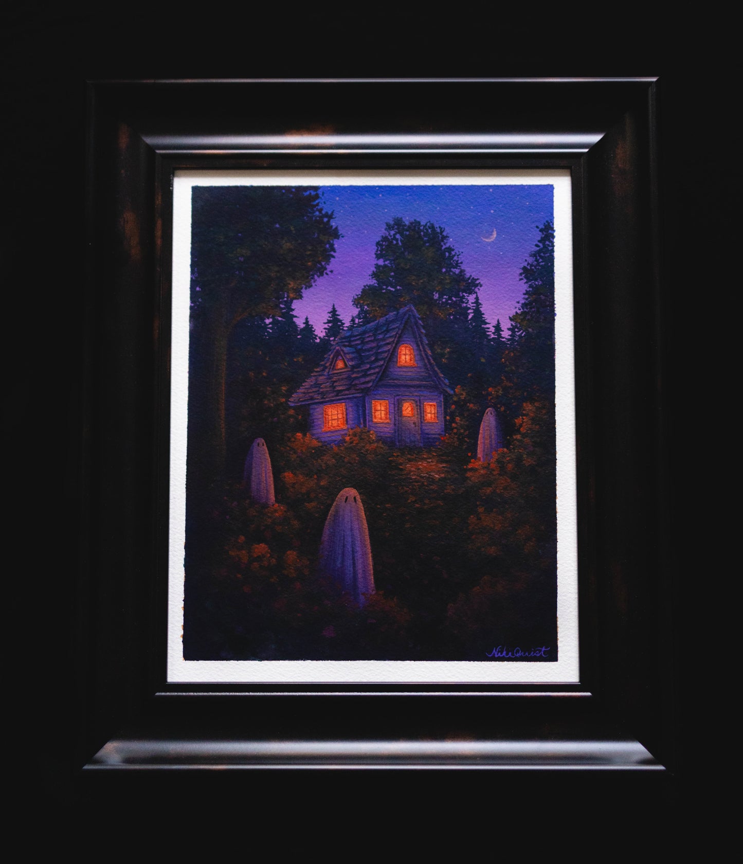 Gloomy Grove "Autumn Dusk" Original Painting