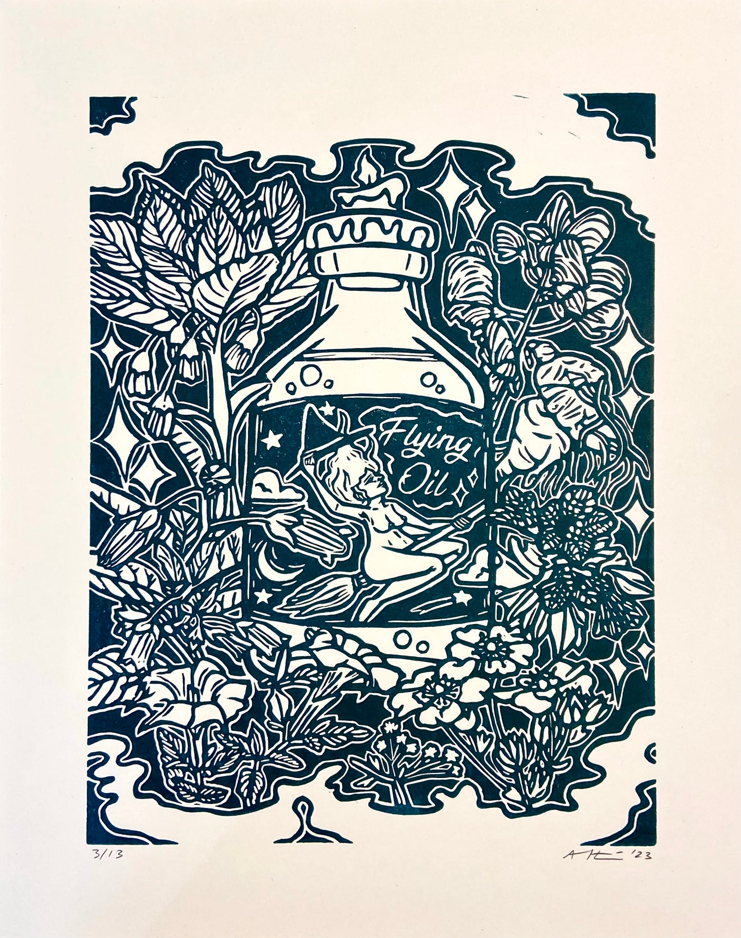 Ashley Tristán / Moonhowler Press "Witch's Flying Oil"