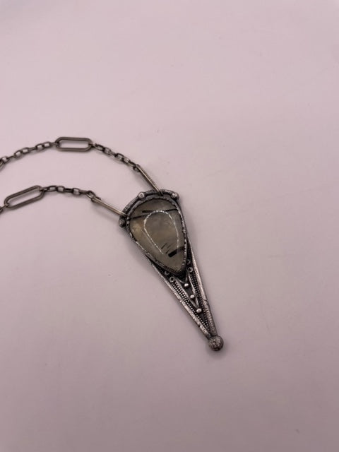 Lory Sun / Inex Jewels Tourmaline Quartz Teardrop Pendant