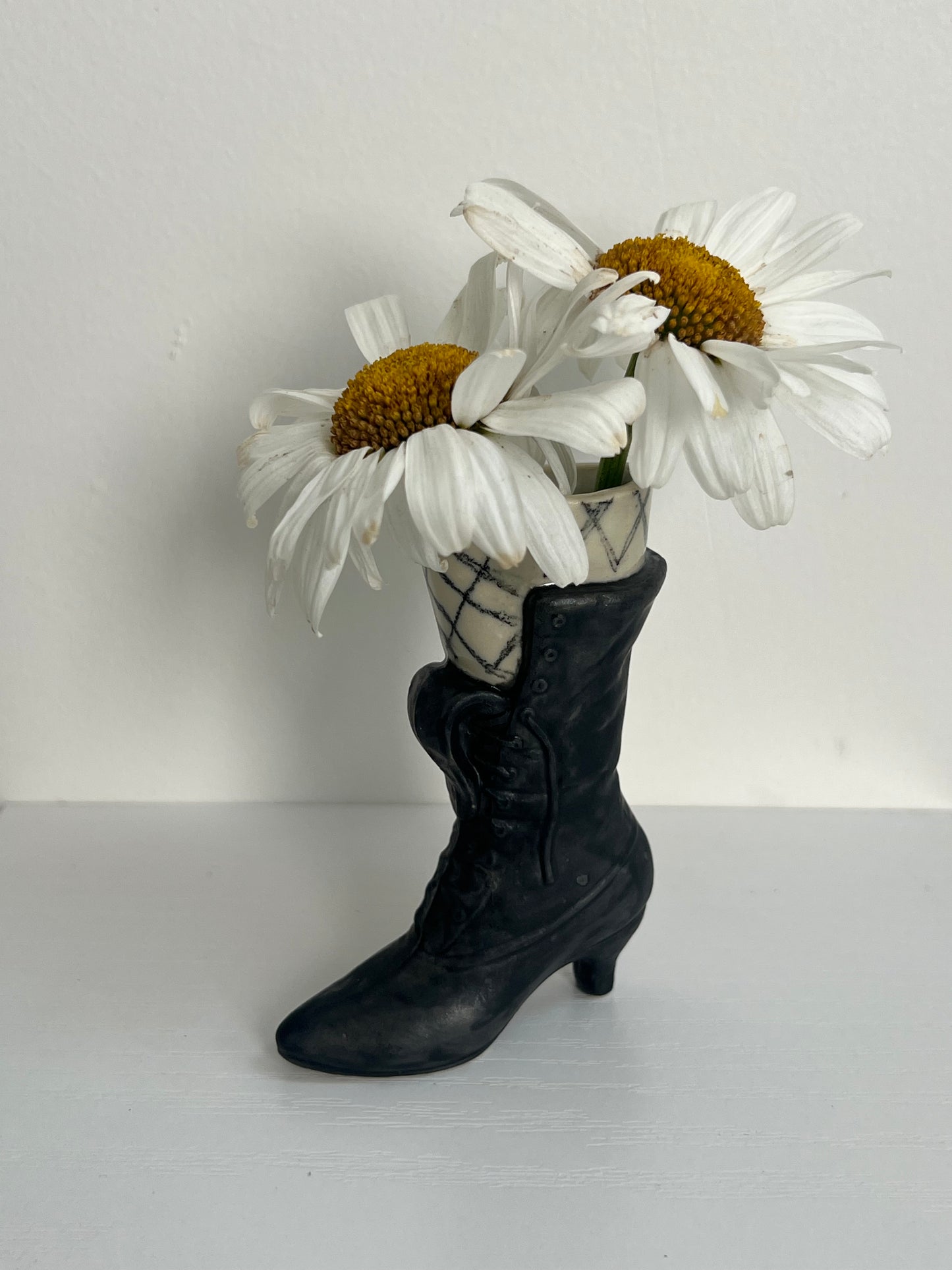 Amalia Morsi "Victorian Shoe" Bud Vases